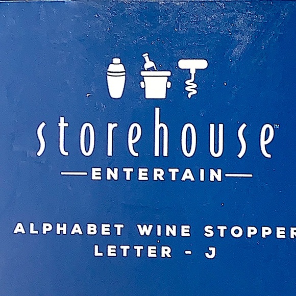 STOREHOUSE ENTERTAIN ALPHABET J WINE STOPPER - Picture 6 of 6